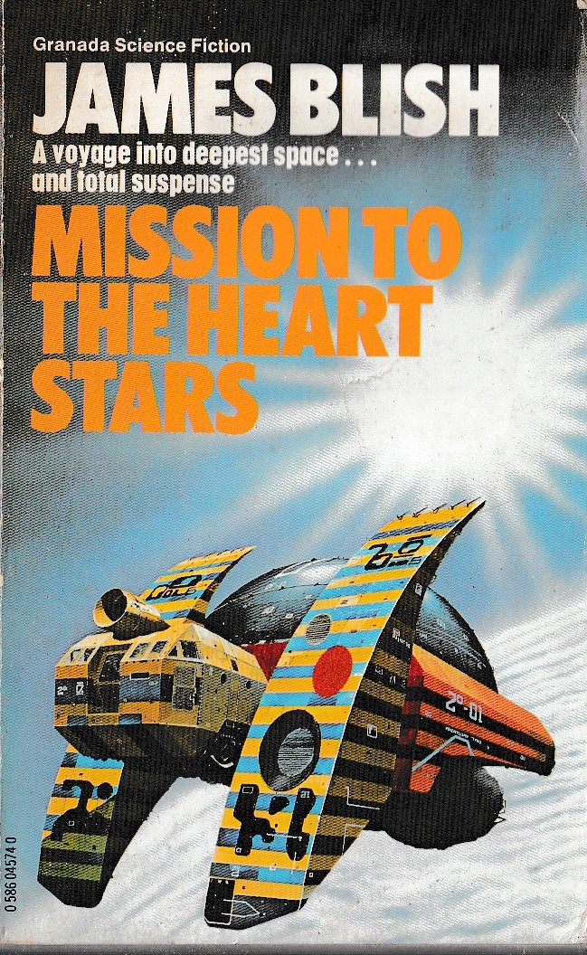 James Blish  MISSION TO THE HEART STARS front book cover image