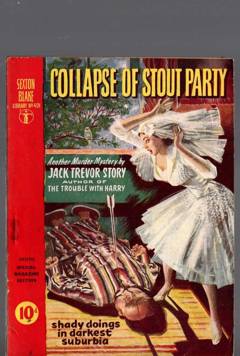 Jack Trevor Story  COLLAPSE OF STOUT PARTY front book cover image