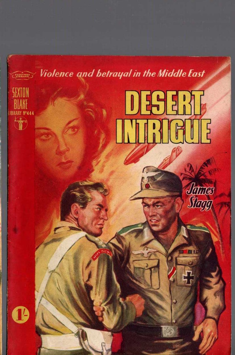 James Stagg  DESERT INTRIGUE (Sexton Blake) front book cover image