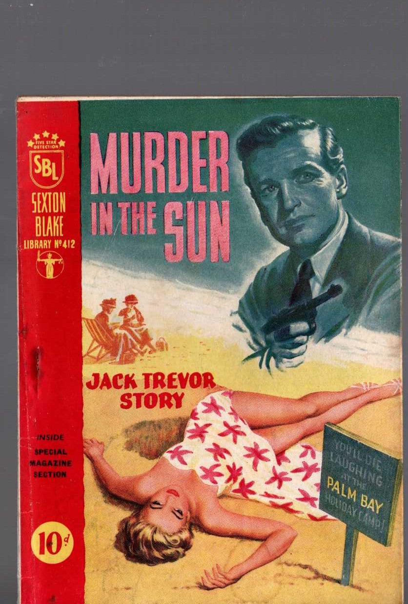 Jack Trevor Story  MURDER IN THE SUN (Sexton Blake) front book cover image