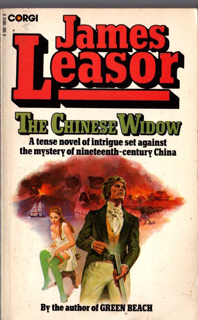 James Leasor  THE CHINESE WIDOW front book cover image
