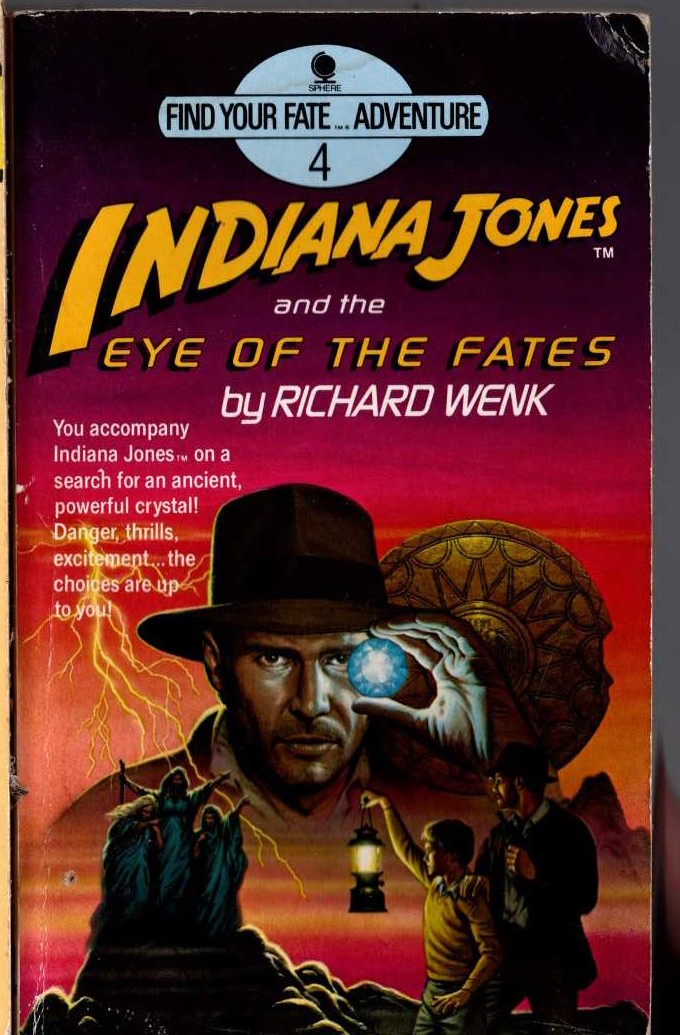 Richard Wenk  INDIANA JONES AND THE EYE OF THE FATES front book cover image