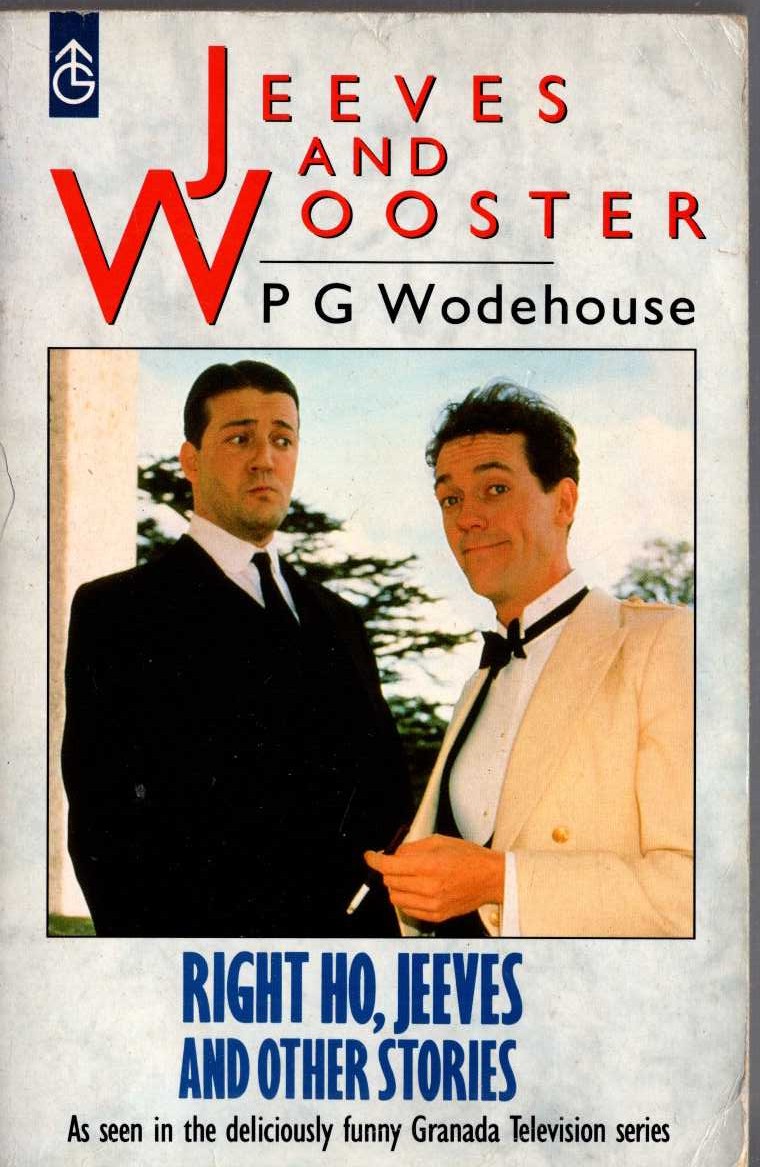 P.G. Wodehouse  RIGHT HO, JEEVES and other stories (Hugh Laurie & Stephen Fry) front book cover image