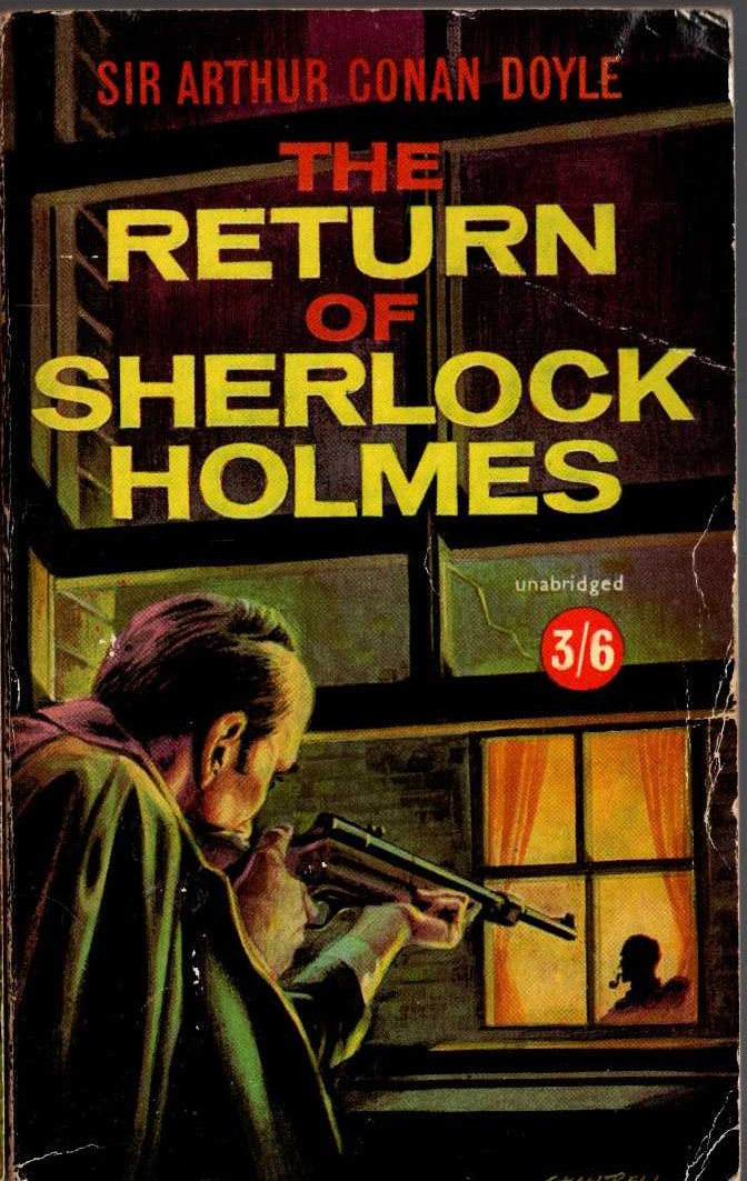 Sir Arthur Conan Doyle  THE RETURN OF SHERLOCK HOLMES front book cover image
