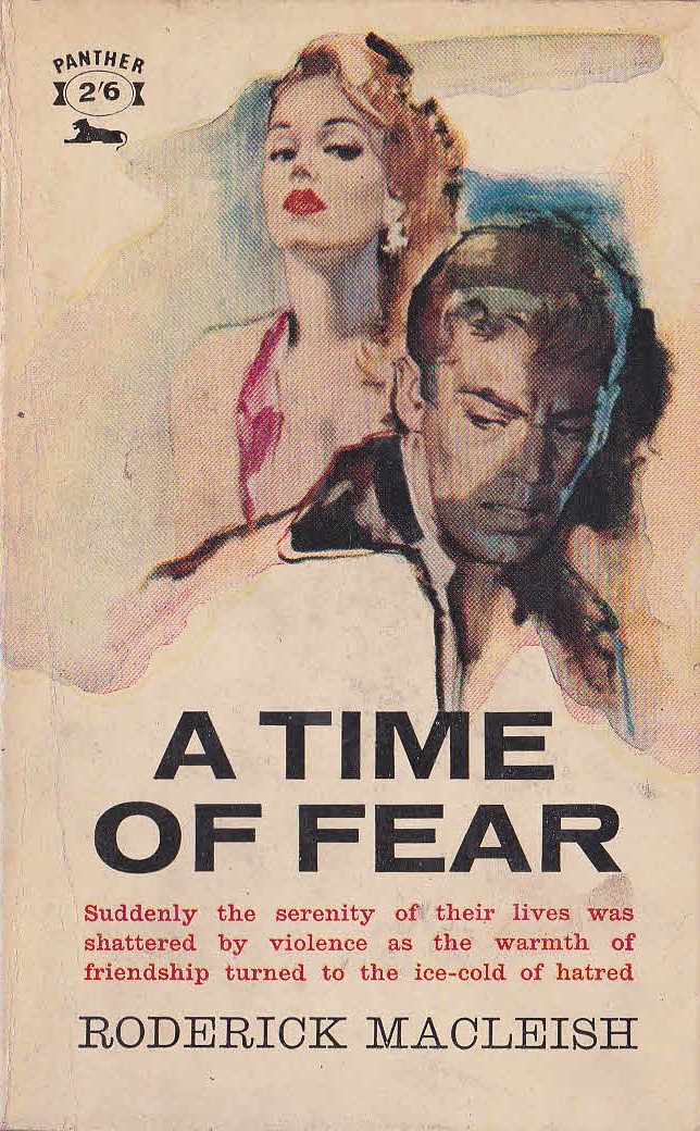 Roderick MacLeish  A TIME OF FEAR front book cover image