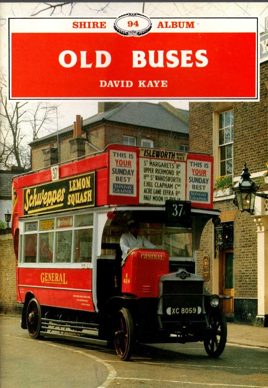 OLD BUSES by David Kaye front book cover image