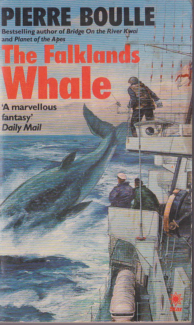 Pierre Boulle  THE FALKLANDS WHALE front book cover image