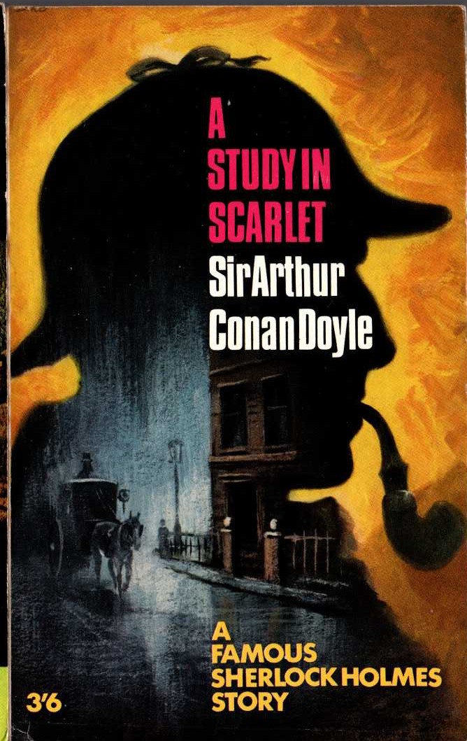 Sir Arthur Conan Doyle  A STUDY IN SCARLET front book cover image