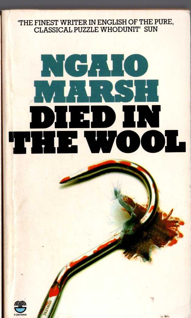 Ngaio Marsh  DIED IN THE WOOL front book cover image