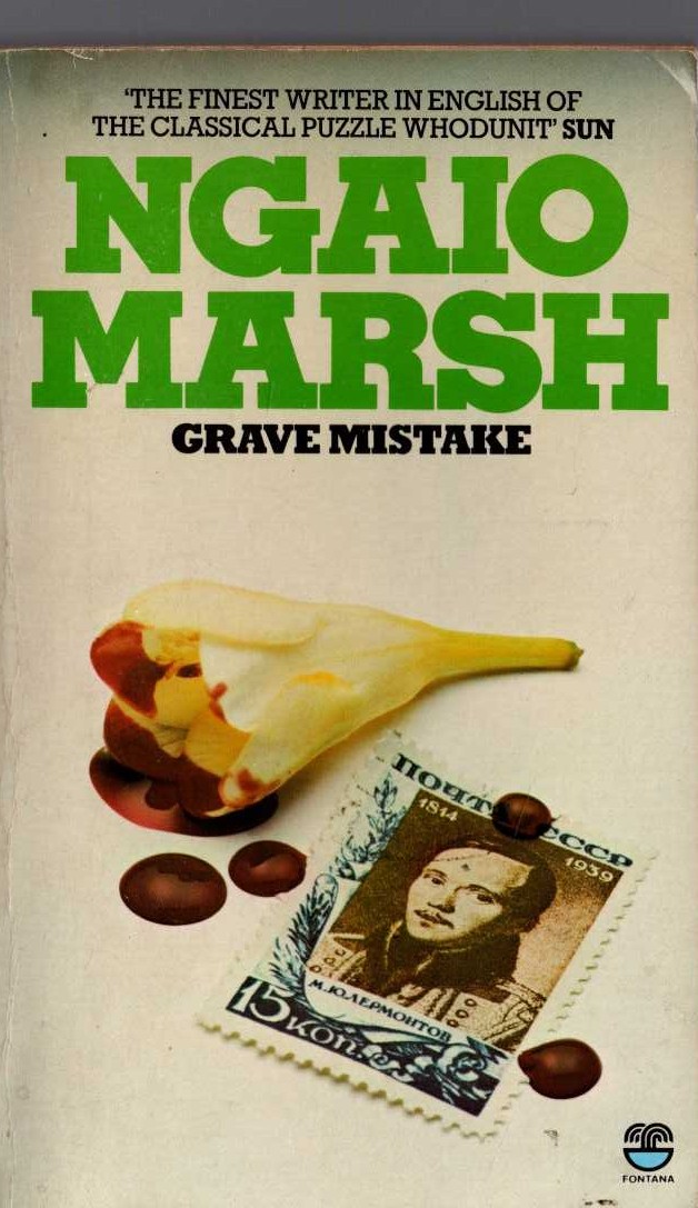 Ngaio Marsh  GRAVE MISTAKE front book cover image