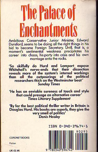 (Hurd, Douglas & Lamport, Stephen) THE PALACE OF ENCHANTMENTS magnified rear book cover image