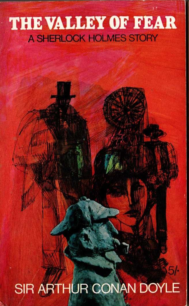 Sir Arthur Conan Doyle  THE VALLEY OF FEAR front book cover image