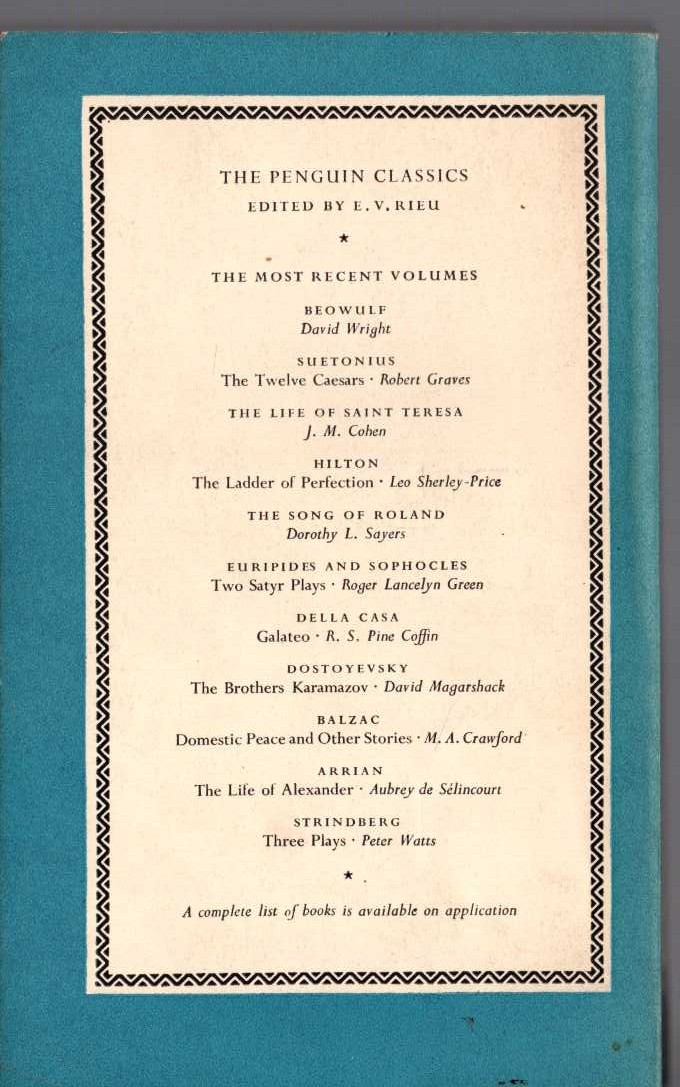 David Eddings  THE SAPPHIRE ROSE magnified rear book cover image