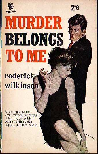 Roderick Wilinson  MURDER BELONGS TO ME front book cover image