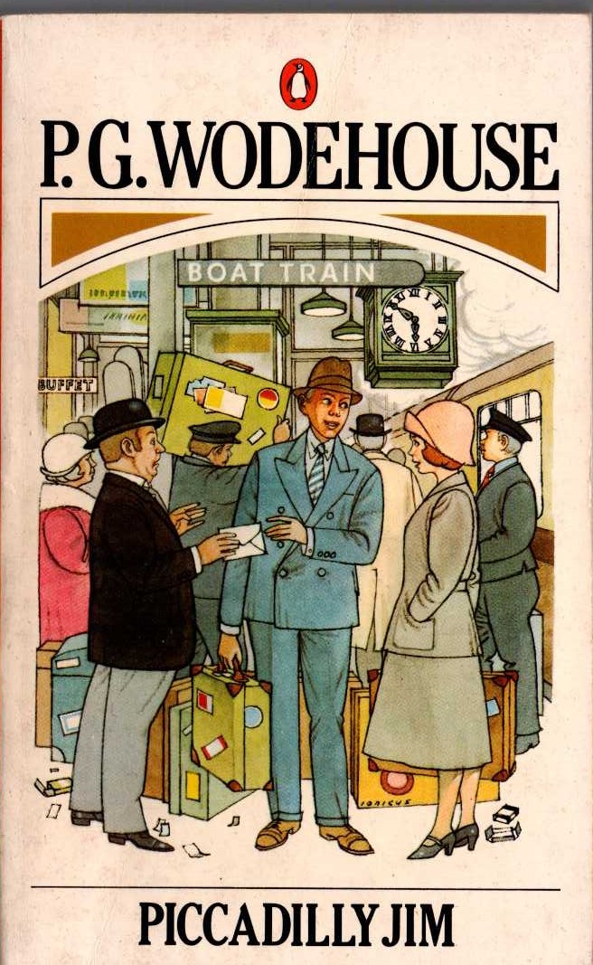 P.G. Wodehouse  PICCADILLY JIM front book cover image