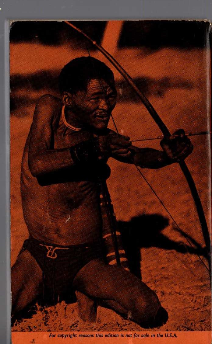 Laurens van der Post  THE LOST WORLD OF THE KALAHARI magnified rear book cover image