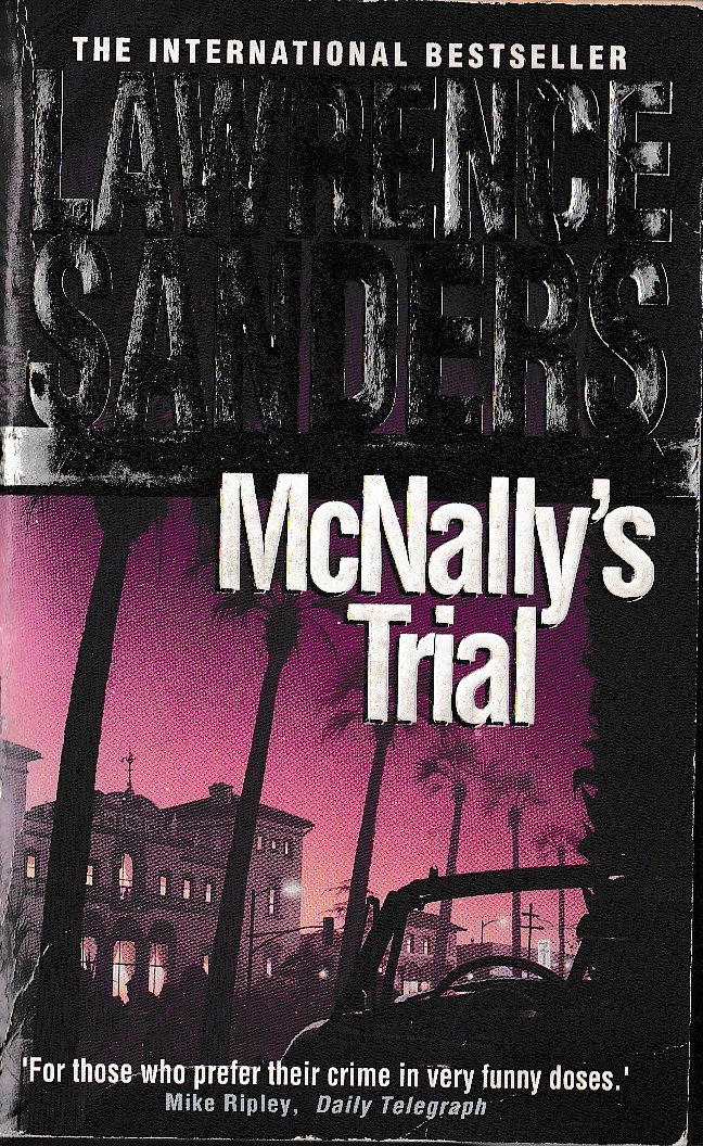 Lawrence Sanders  McNALLY'S TRIAL front book cover image