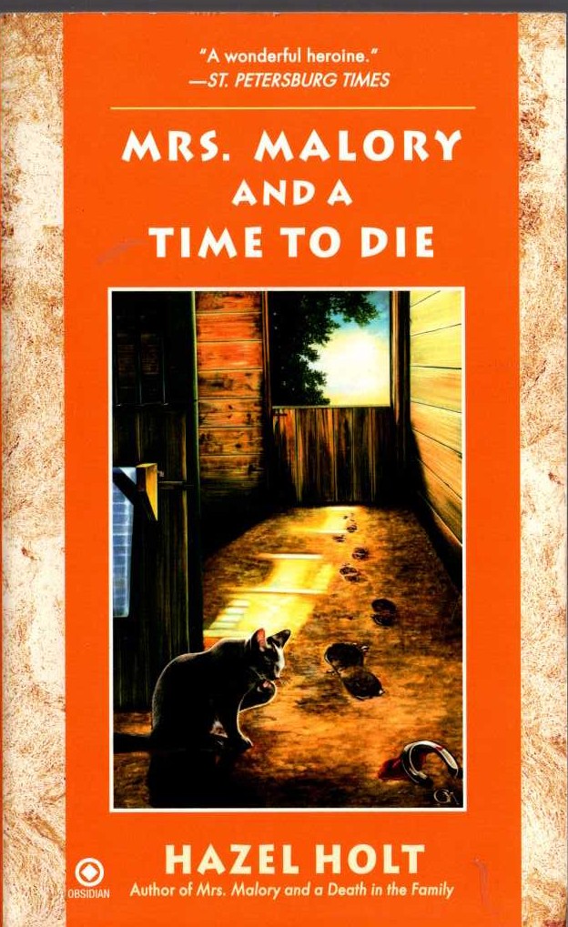 Hazel Holt  MRS. MALORY AND A TIME TO DIE front book cover image
