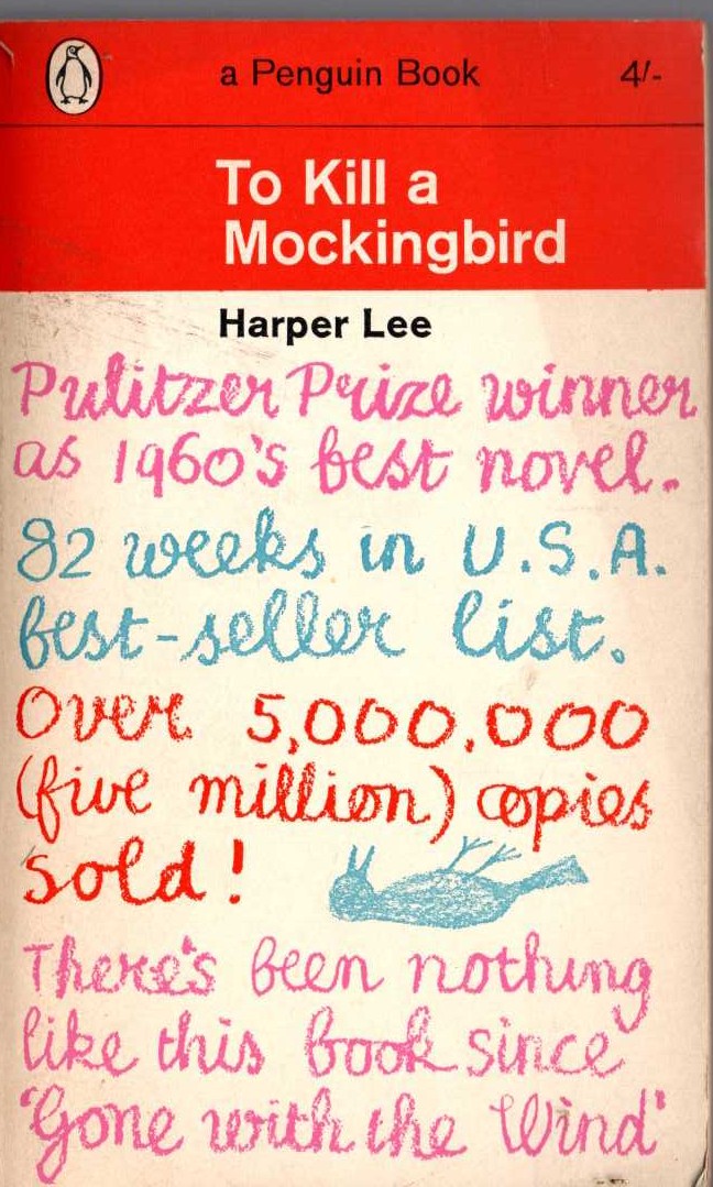 Harper Lee  TO KILL A MOCKINGBIRD front book cover image
