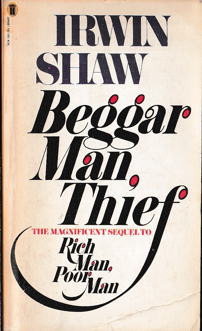 Irwin Shaw  BEGGAR MAN THIEF front book cover image