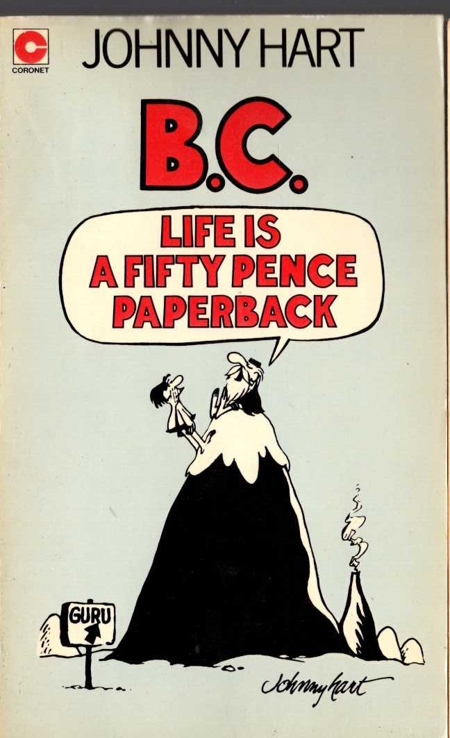Johnny Hart  B.C. LIFE IS A FIFTY PENCE PAPERBACK front book cover image