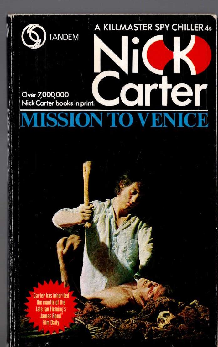 Nick Carter  MISSION TO VENICE front book cover image