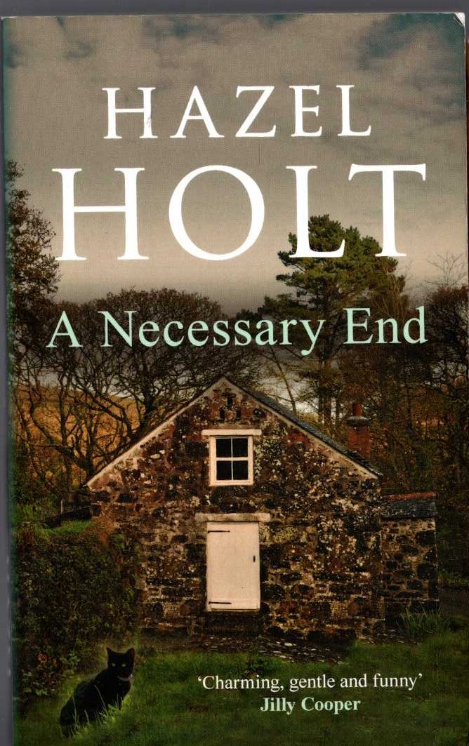 Hazel Holt  A NECESSARY END front book cover image