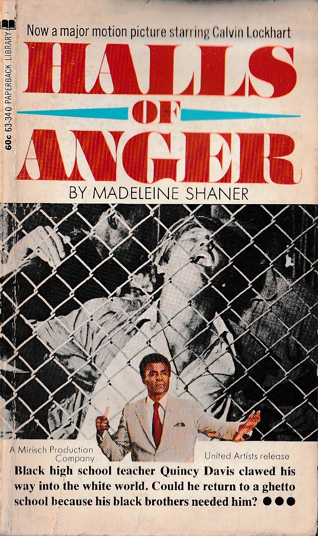Madeleine Shaner  HALLS OF ANGER (Calvin Lockhart) front book cover image