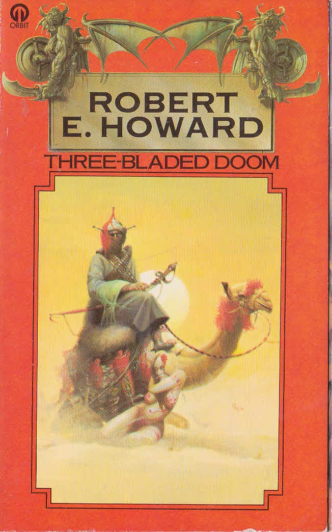 Robert E. Howard  THREE-BLADED DOOM front book cover image