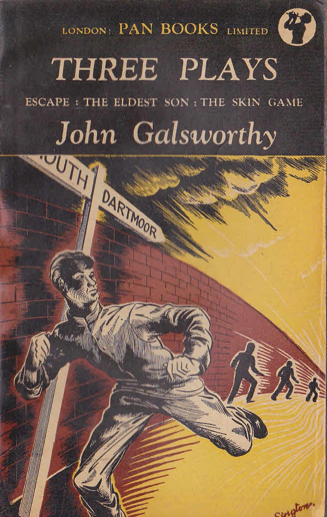 John Galsworthy  THREE PLAYS: ESCAPE/ THE ELDEST SON/ THE SKIN GAME front book cover image