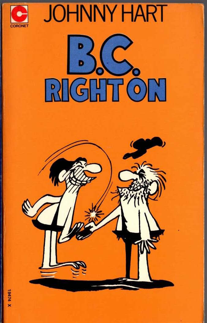 Johnny Hart  B.C. RIGHT ON front book cover image