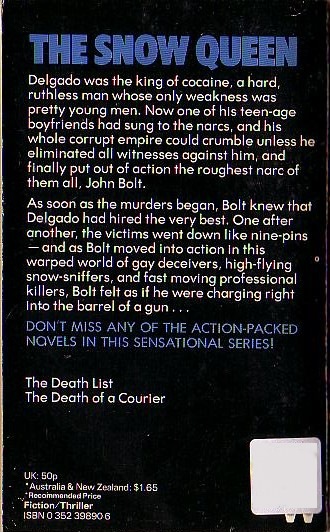 Robert Hawkes  NARC: THE DELGADO KILLINGS magnified rear book cover image