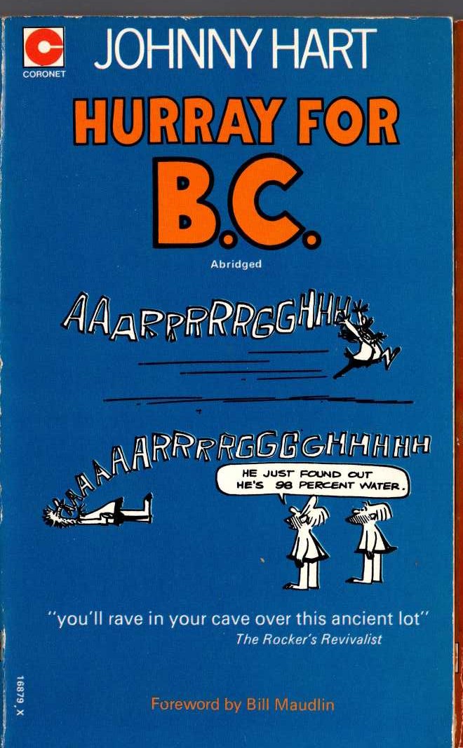 Johnny Hart  HURRAY FOR B.C. front book cover image