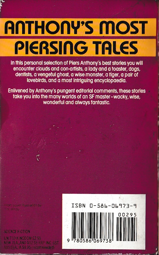 Piers Anthony ANTHONOLOGY book cover scans