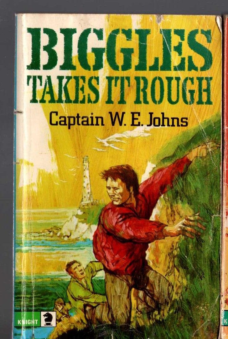 Captain W.E. Johns  BIGGLES TAKES IT ROUGH front book cover image