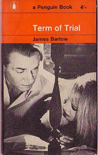 James Barlow  TERM OF TRIAL (Film tie-in: Laurence Olivier) front book cover image