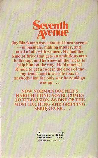 Norman Bogner  SEVENTH AVENUE magnified rear book cover image