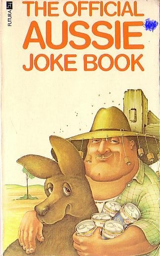 Peter Cagney (Edits) THE OFFICIAL AUSSIE JOKE BOOK front book cover image