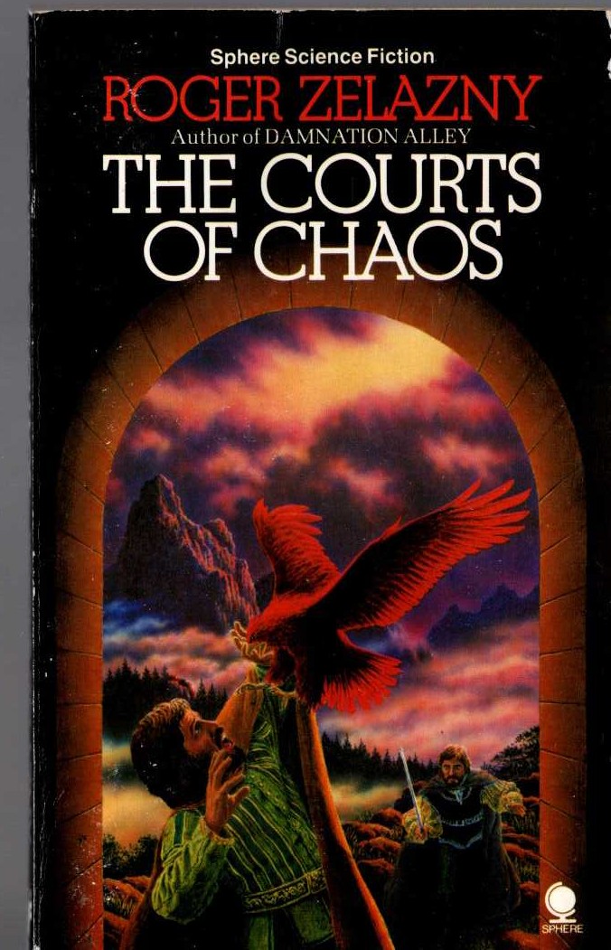 Roger Zelazny  THE COURTS OF CHAOS front book cover image