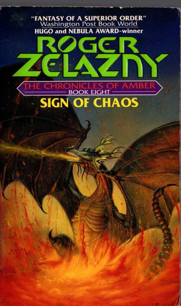 Roger Zelazny  SIGN OF CHAOS front book cover image