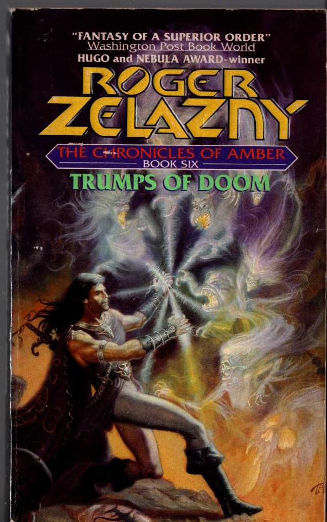 Roger Zelazny  TRUMPS OF DOOM front book cover image