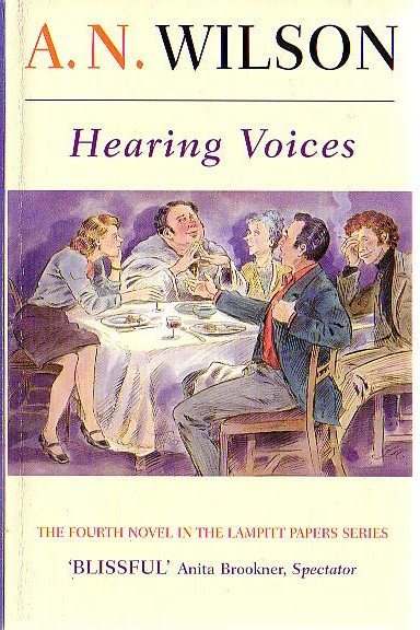 A.N. Wilson  HEARING VOICES front book cover image