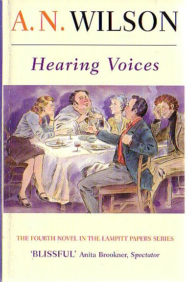 A.N. Wilson  HEARING VOICES front book cover image