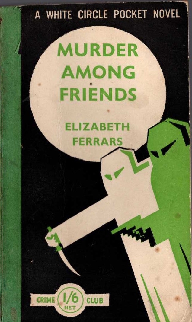 Elizabeth Ferrars  MURDER AMONG FRIENDS front book cover image