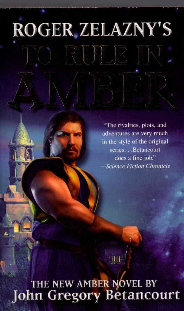 Roger Zelazny  TO RULE IN AMBER front book cover image