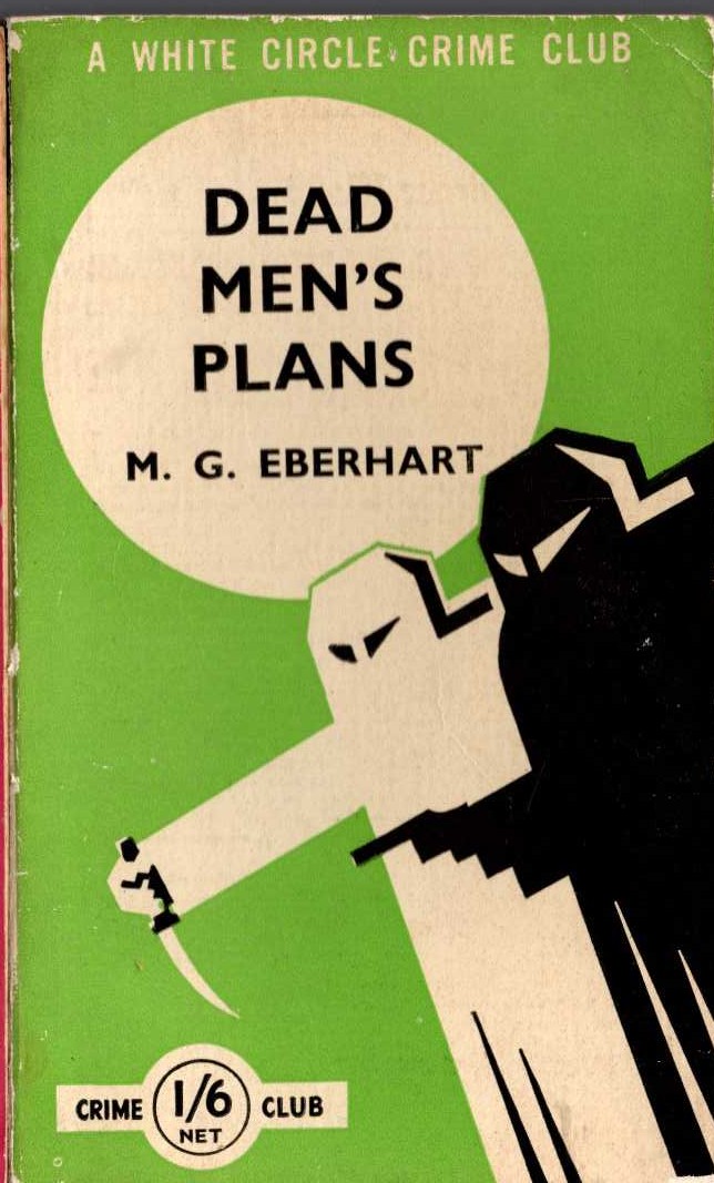 M.G. Eberhart  DEAD MEN'S PLANS front book cover image