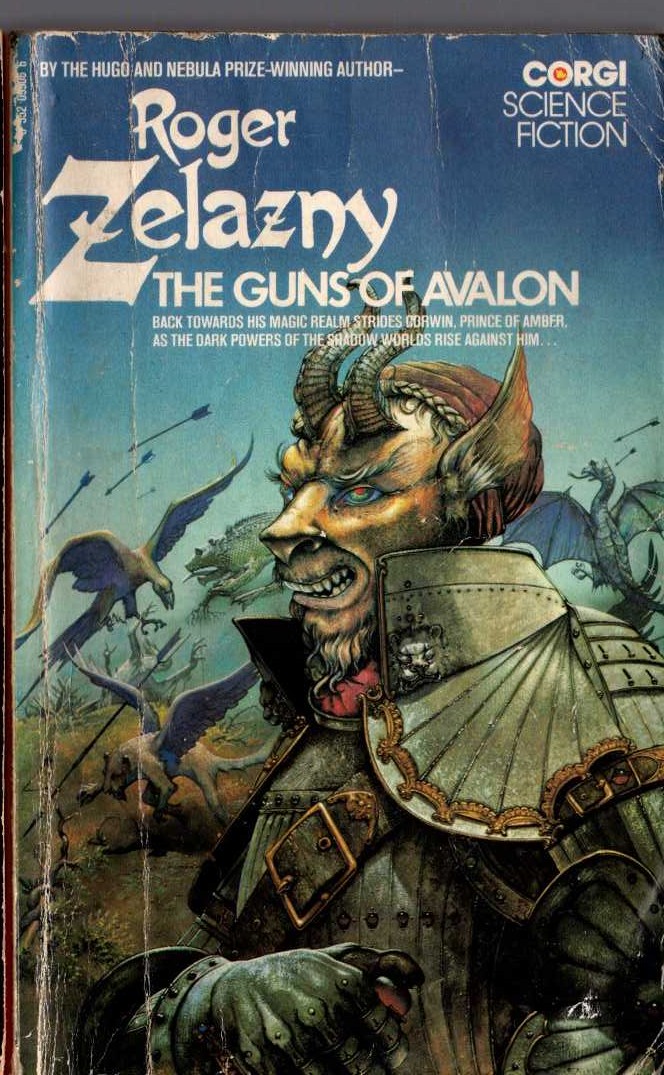 Roger Zelazny  THE GUNS OF AVALON front book cover image