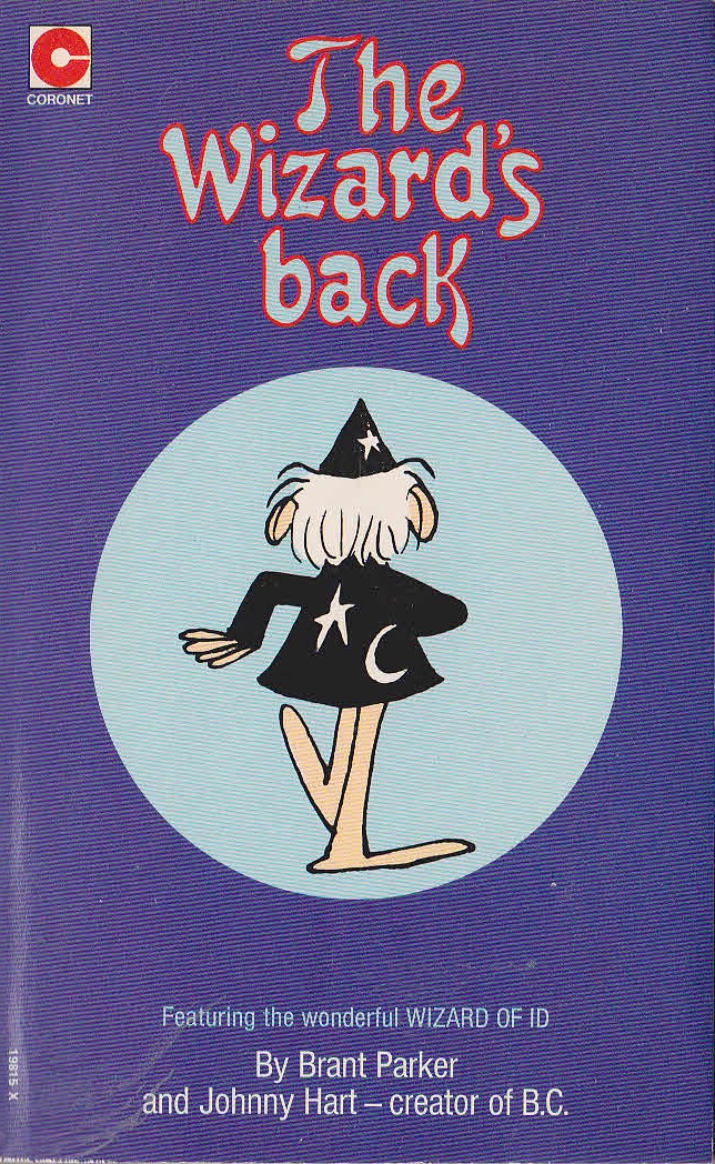 Johnny Hart  THE WIZARD'S BACK front book cover image