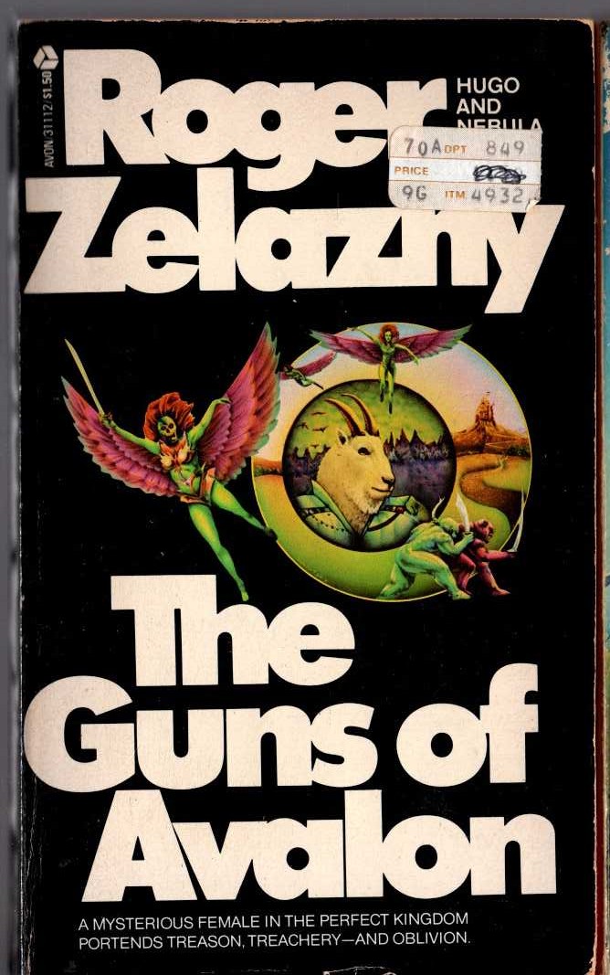 Roger Zelazny  THE GUNS OF AVALON front book cover image