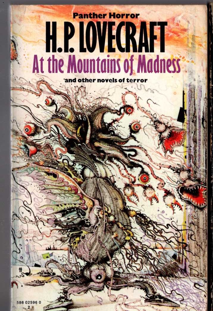 H.P. Lovecraft  AT THE MOUNTAINS OF MADNESS and other novels of terror front book cover image
